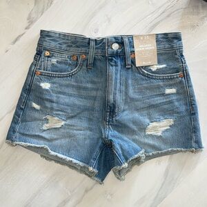 NWT Madewell Relaxed Denim Shorts